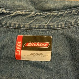 Long sleeve jean button up